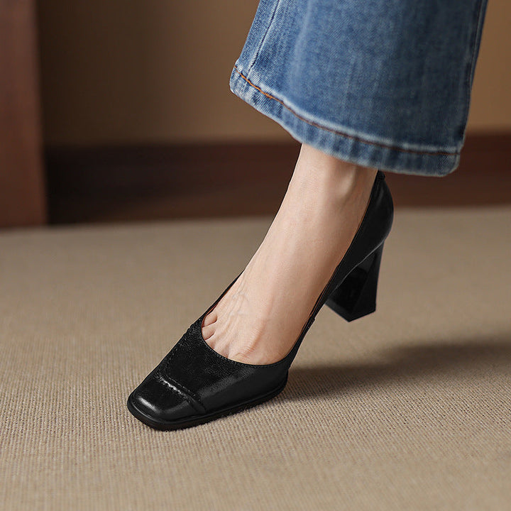 Ariel Genuine Leather Heels