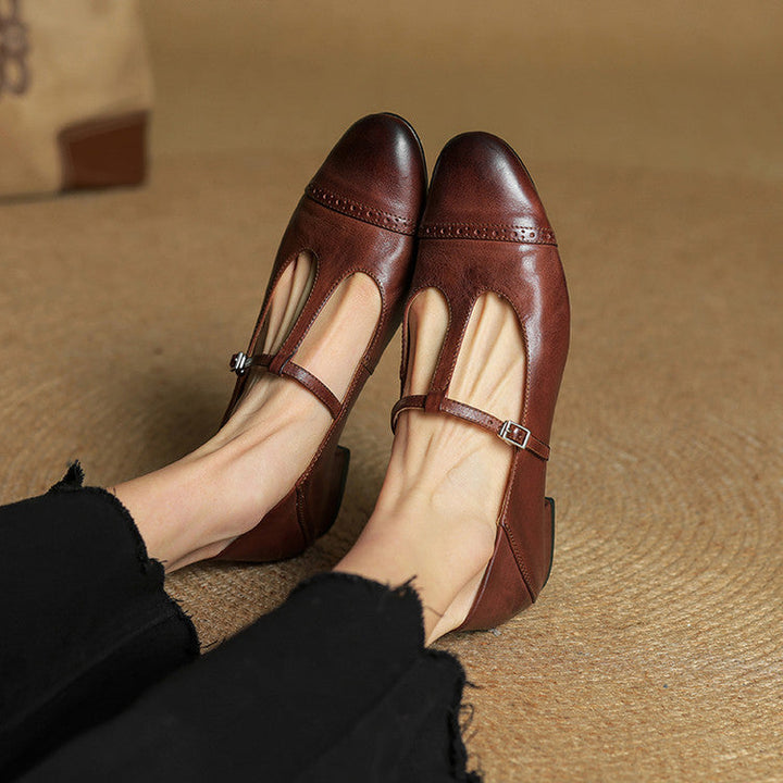 Graneth Genuine Leather Flats