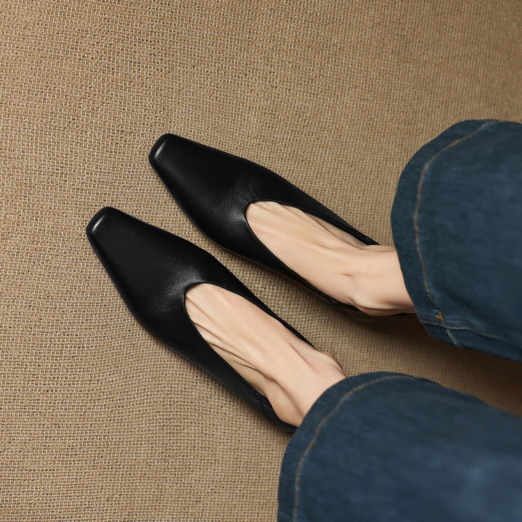 Emor Genuine Leather Flats