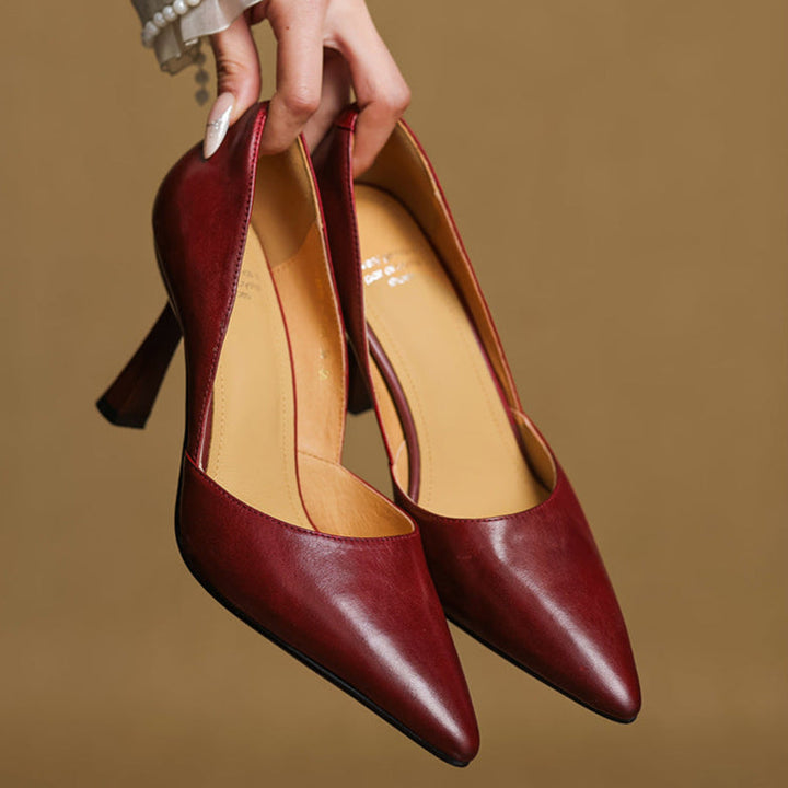 Liana Genuine Leather Heels