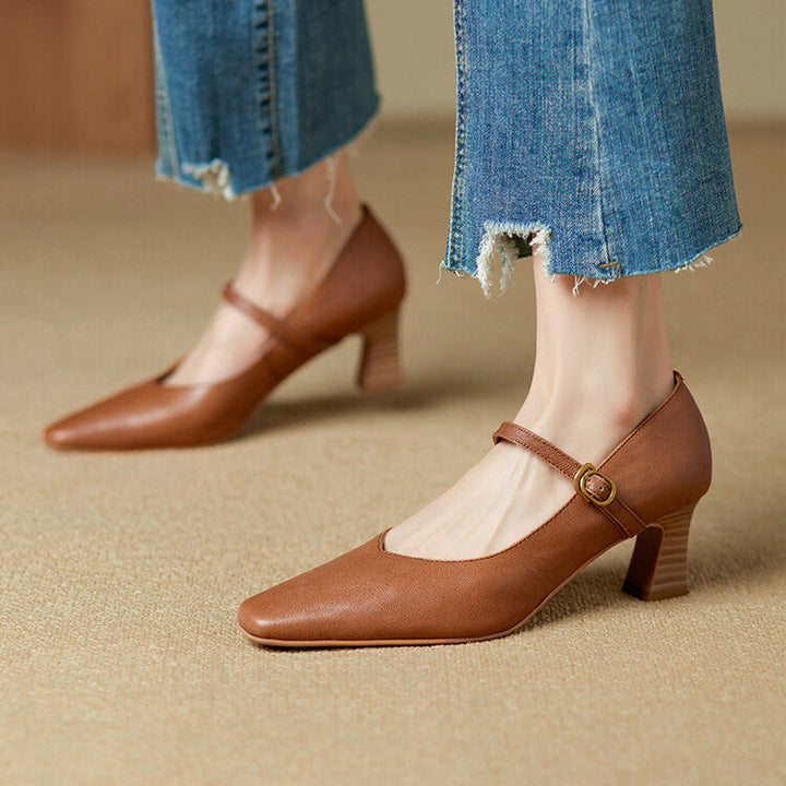 Estel Genuine Leather Heels