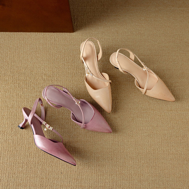 Dahlia Genuine Leather Heels