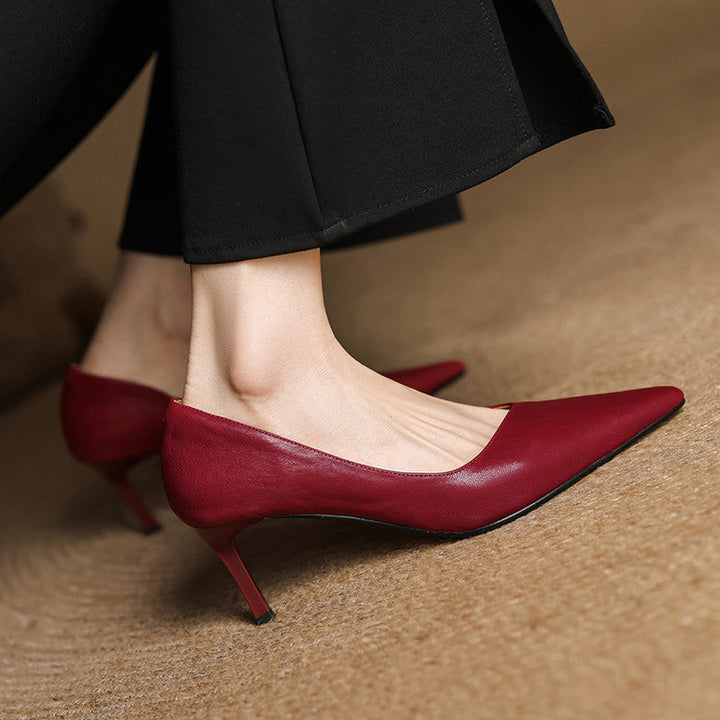 Nuva Genuine Leather Heels