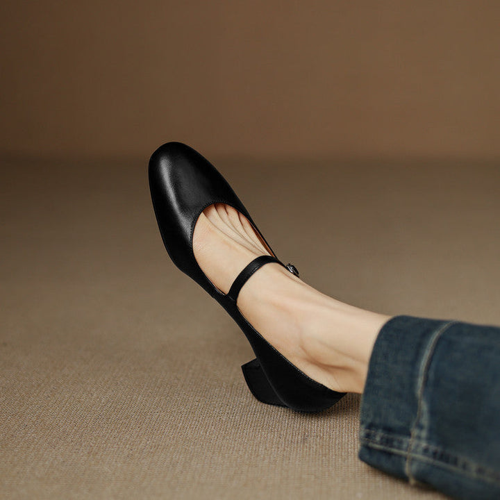 Cadrel Genuine Leather Pumps