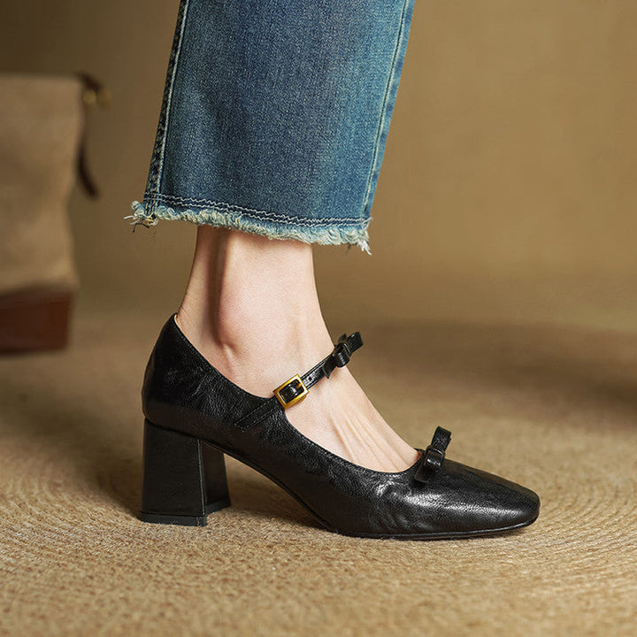 Emar Genuine Leather Heels