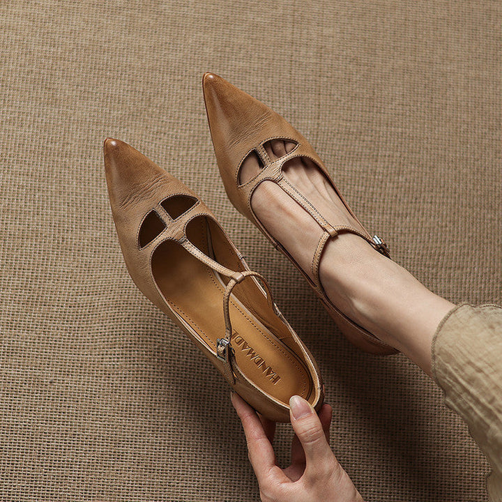 Marve Genuine Leather Pumps