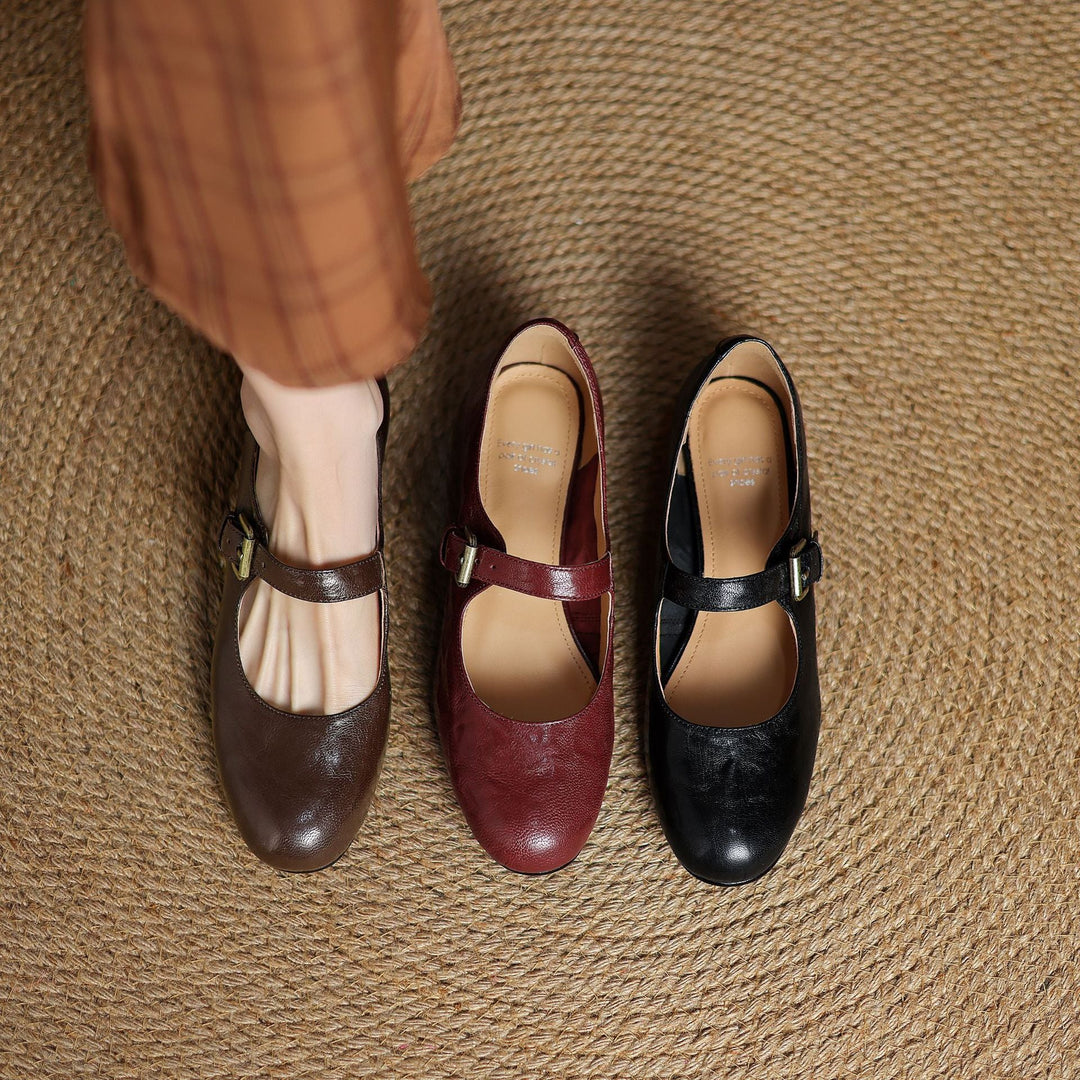 Elva Genuine Leather Shoes