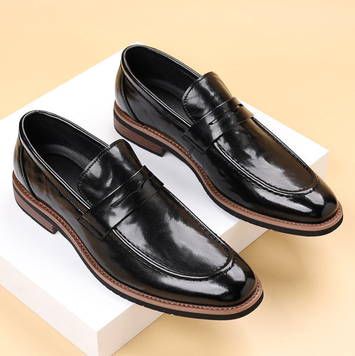 Bensor Genuine Leather Loafers