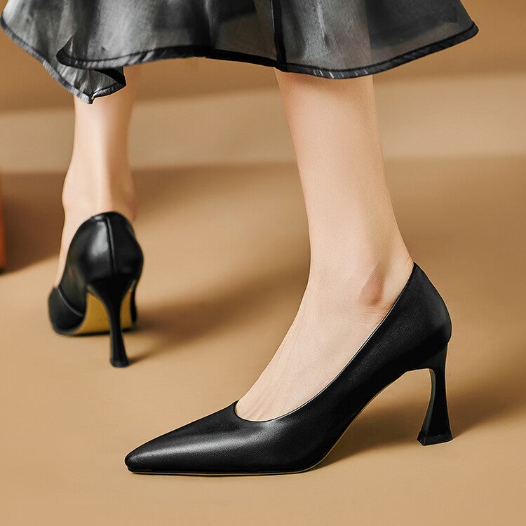 Lior Genuine Leather Heels