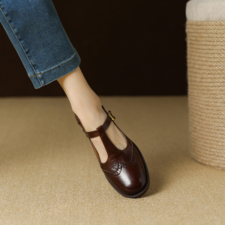 Myra Genuine Leather Shoes