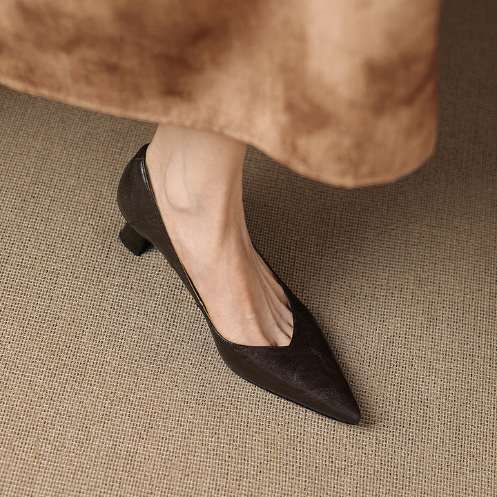 Veler Genuine Leather Heels