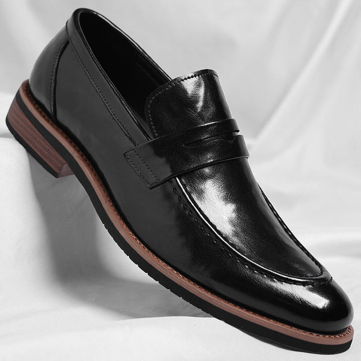 Bensor Genuine Leather Loafers