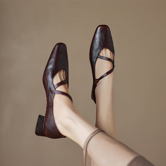 Evra Genuine Leather Heels