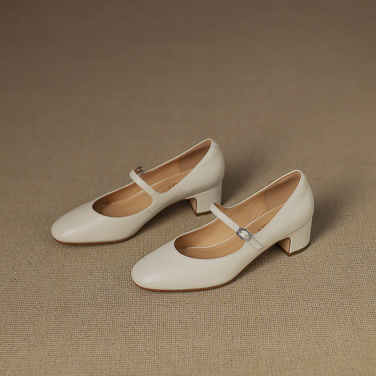 Cadrel Genuine Leather Pumps