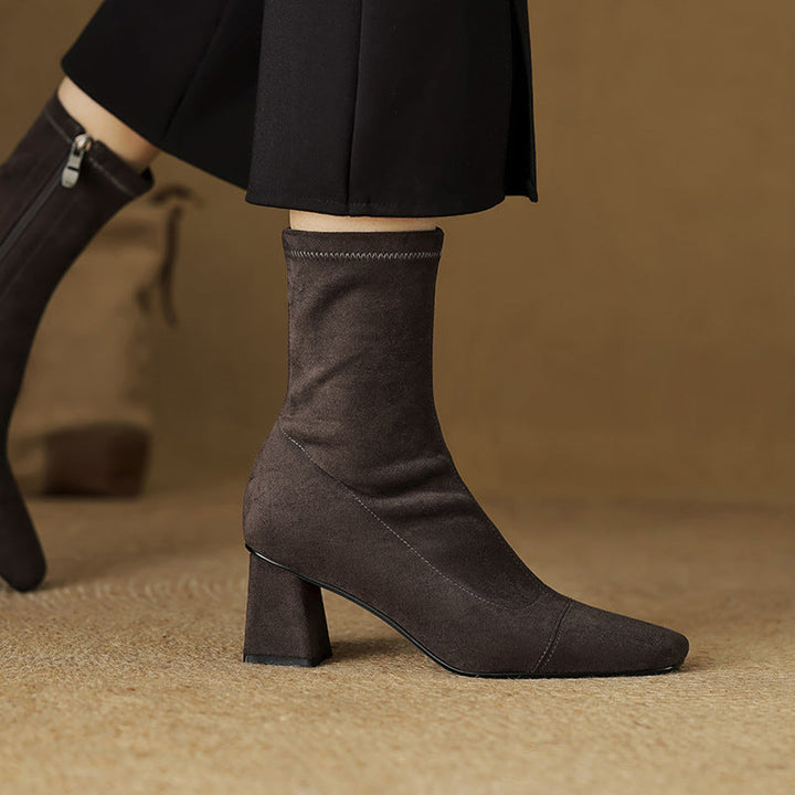 Aelis Genuine Suede Boots