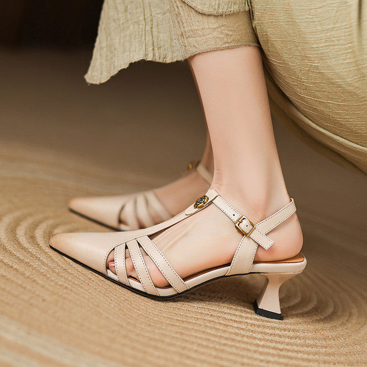 Viara Genuine Leather Heels