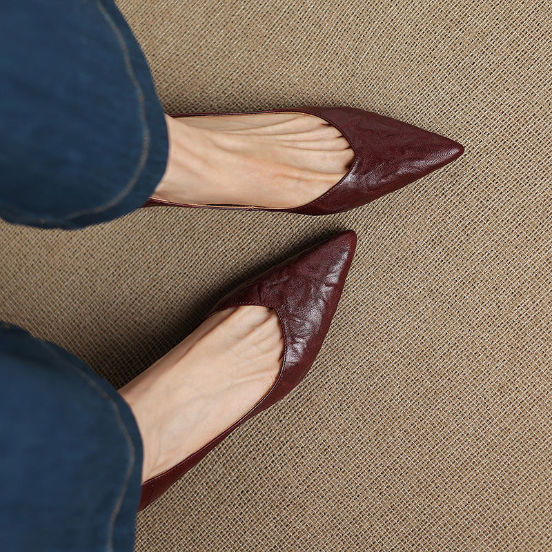 Veler Genuine Leather Heels