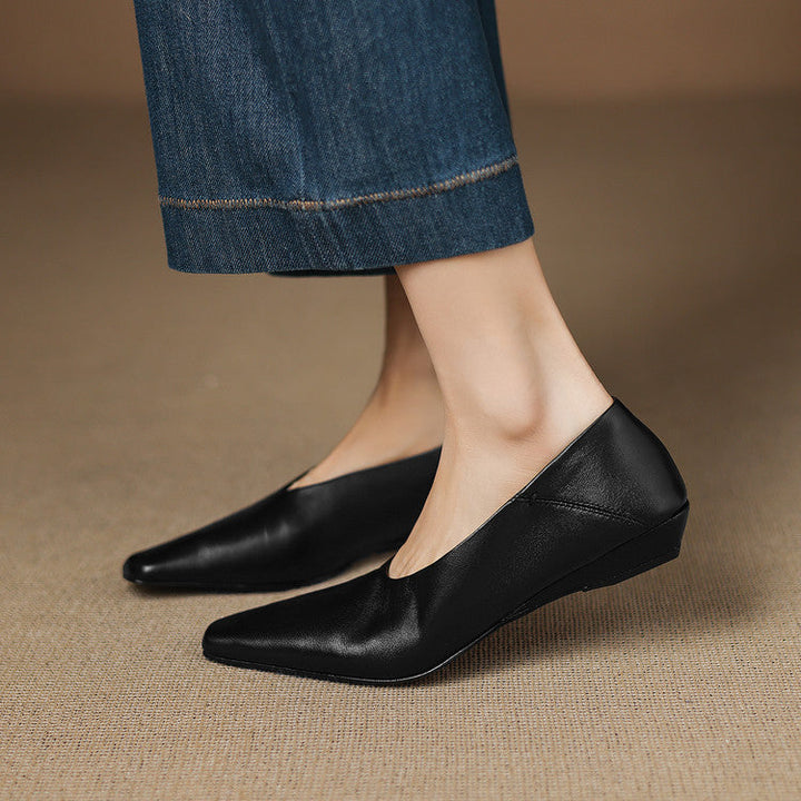 Emor Genuine Leather Flats