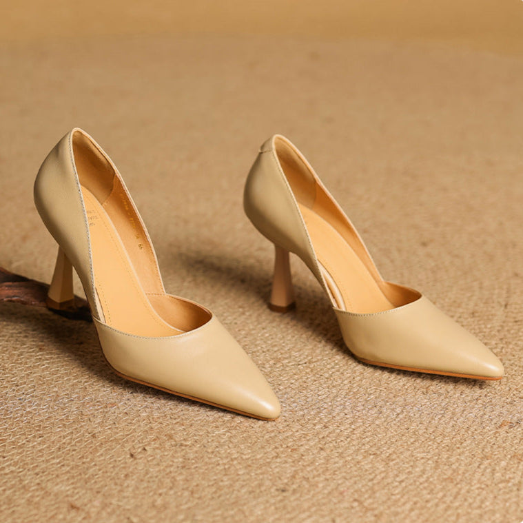 Liana Genuine Leather Heels