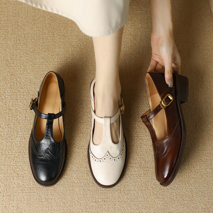 Myra Genuine Leather Shoes