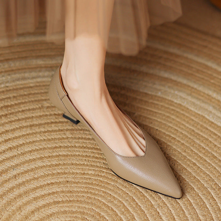 Nera Genuine Leather Heels