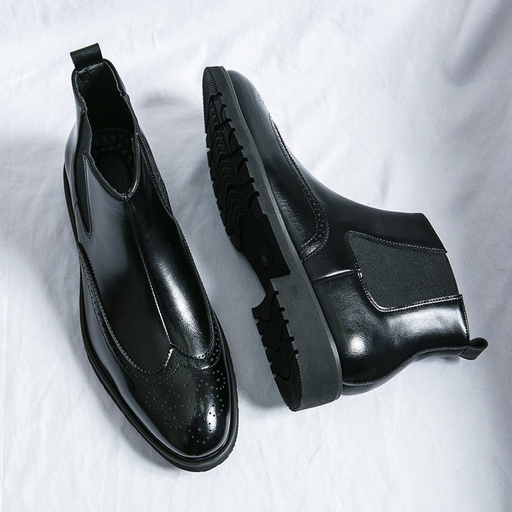 Chasis Genuine Leather Boots