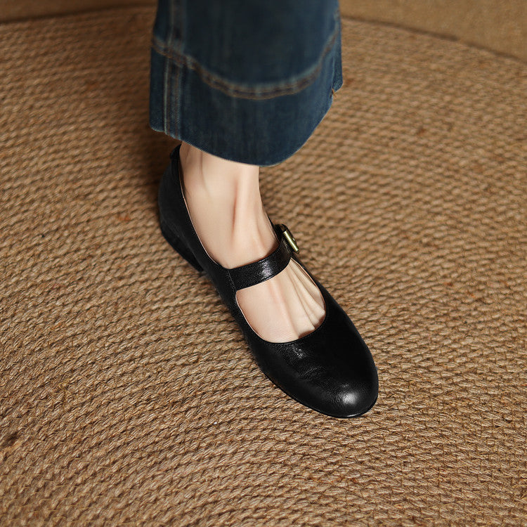 Elva Genuine Leather Shoes