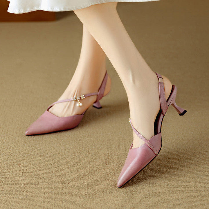 Dahlia Genuine Leather Heels