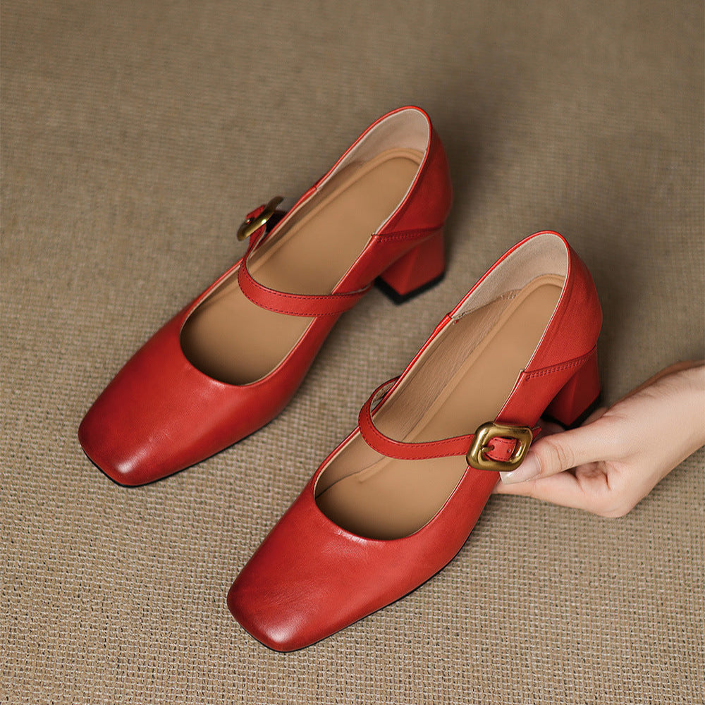 Kelis Genuine Leather Heels