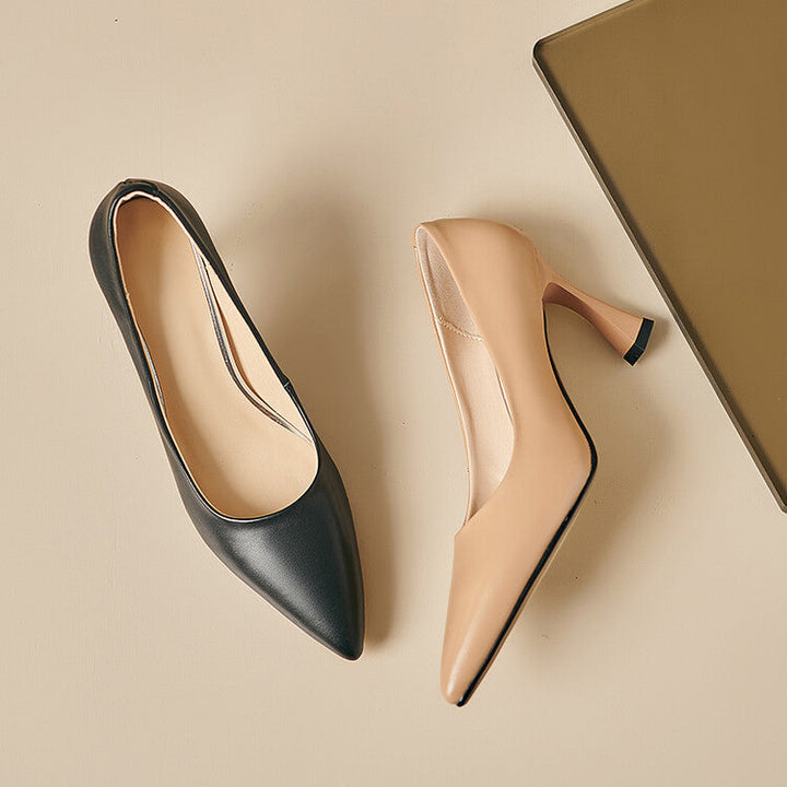 Lior Genuine Leather Heels