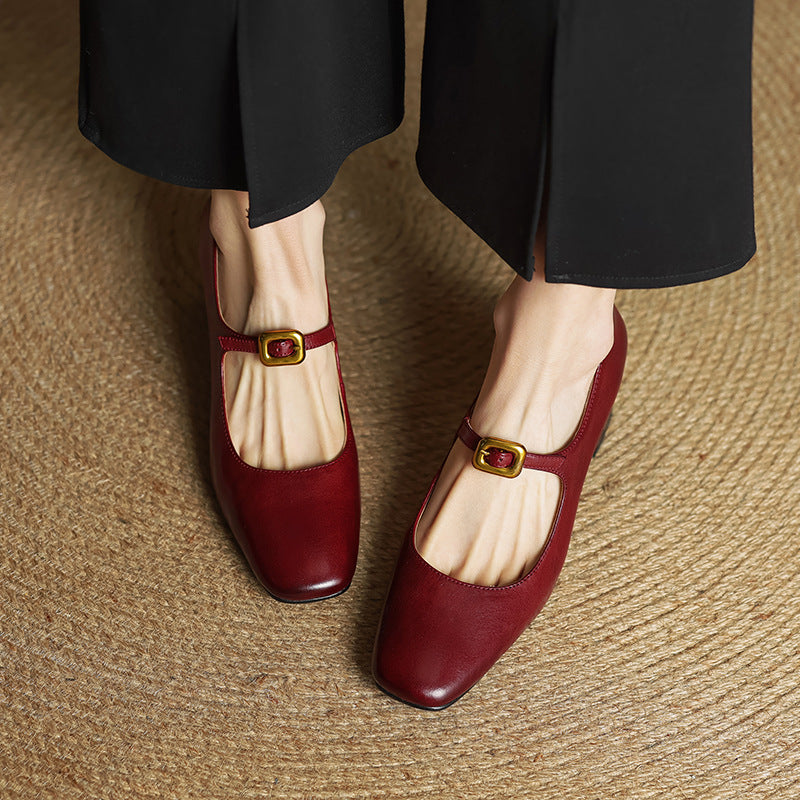 Olea Genuine Leather Heels