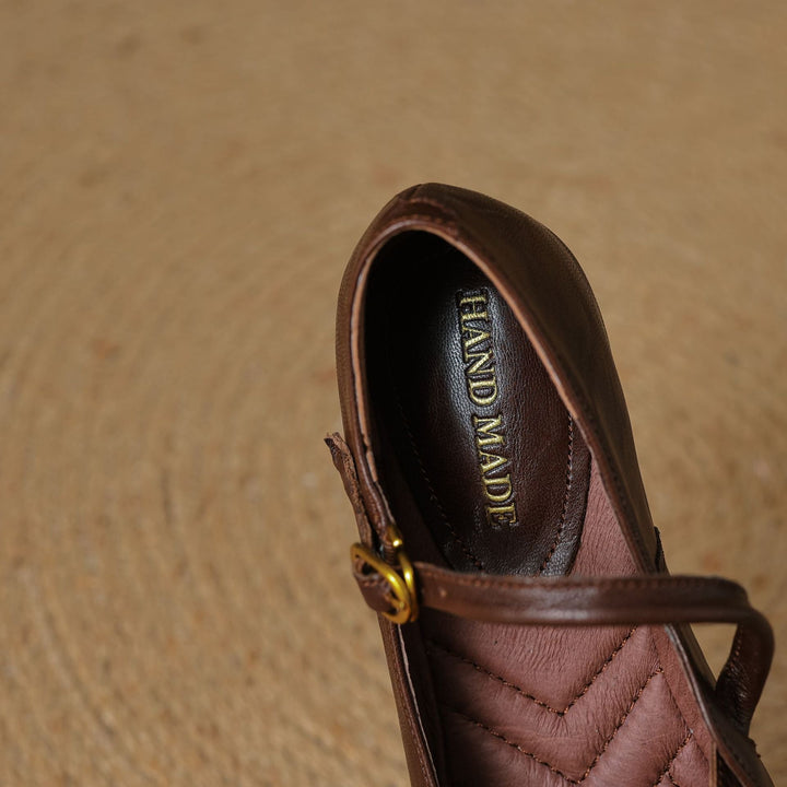 Norie Genuine Leather Flats
