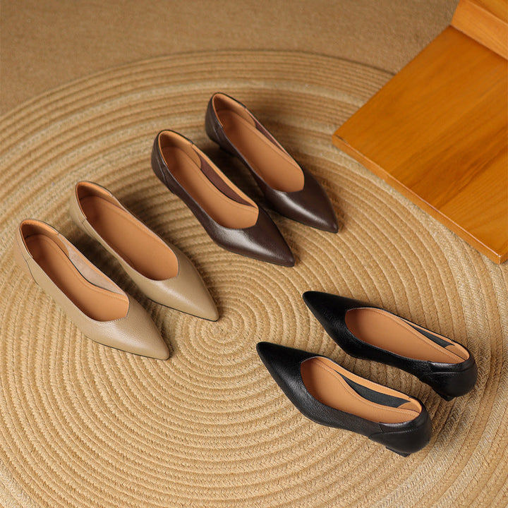 Nera Genuine Leather Heels