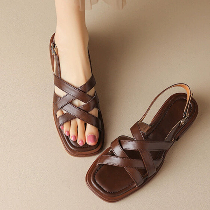 Monika Leather Sandals