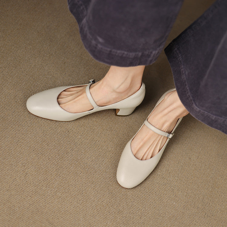 Cadrel Genuine Leather Pumps