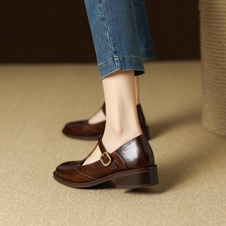 Myra Genuine Leather Shoes