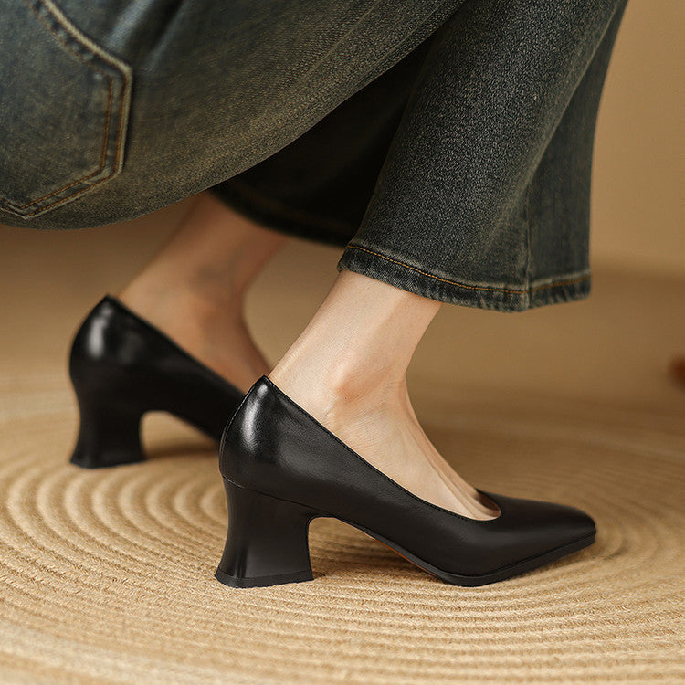 Arlix Genuine Leather Heels