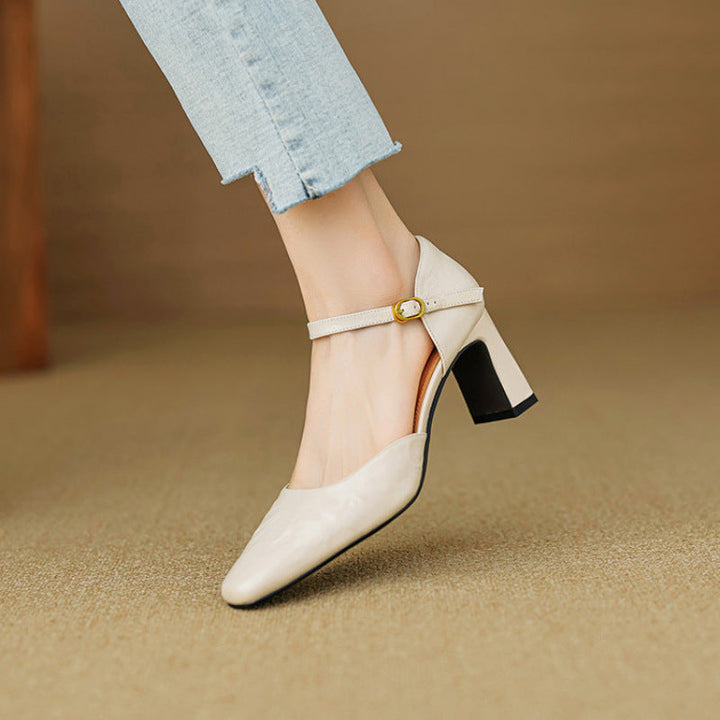 Amaris Genuine Leather Heels