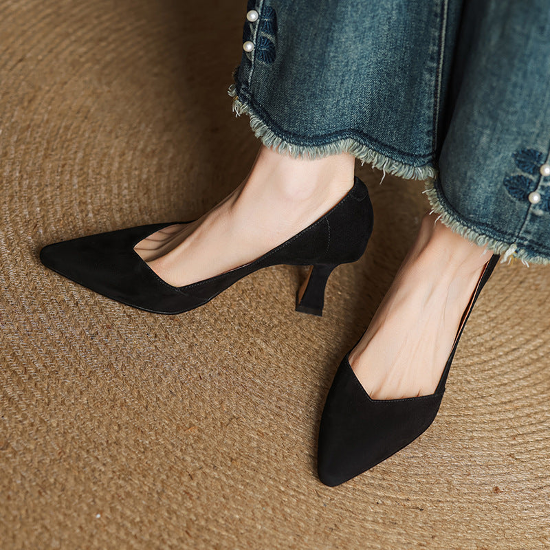 Zyne Genuine Leather Heels