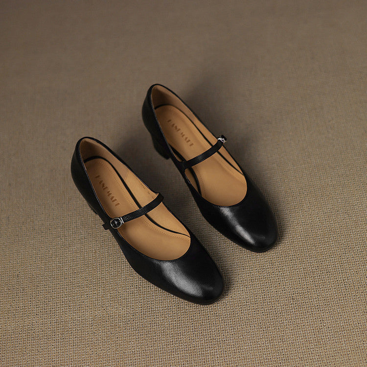 Cadrel Genuine Leather Pumps