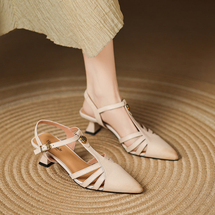 Viara Genuine Leather Heels