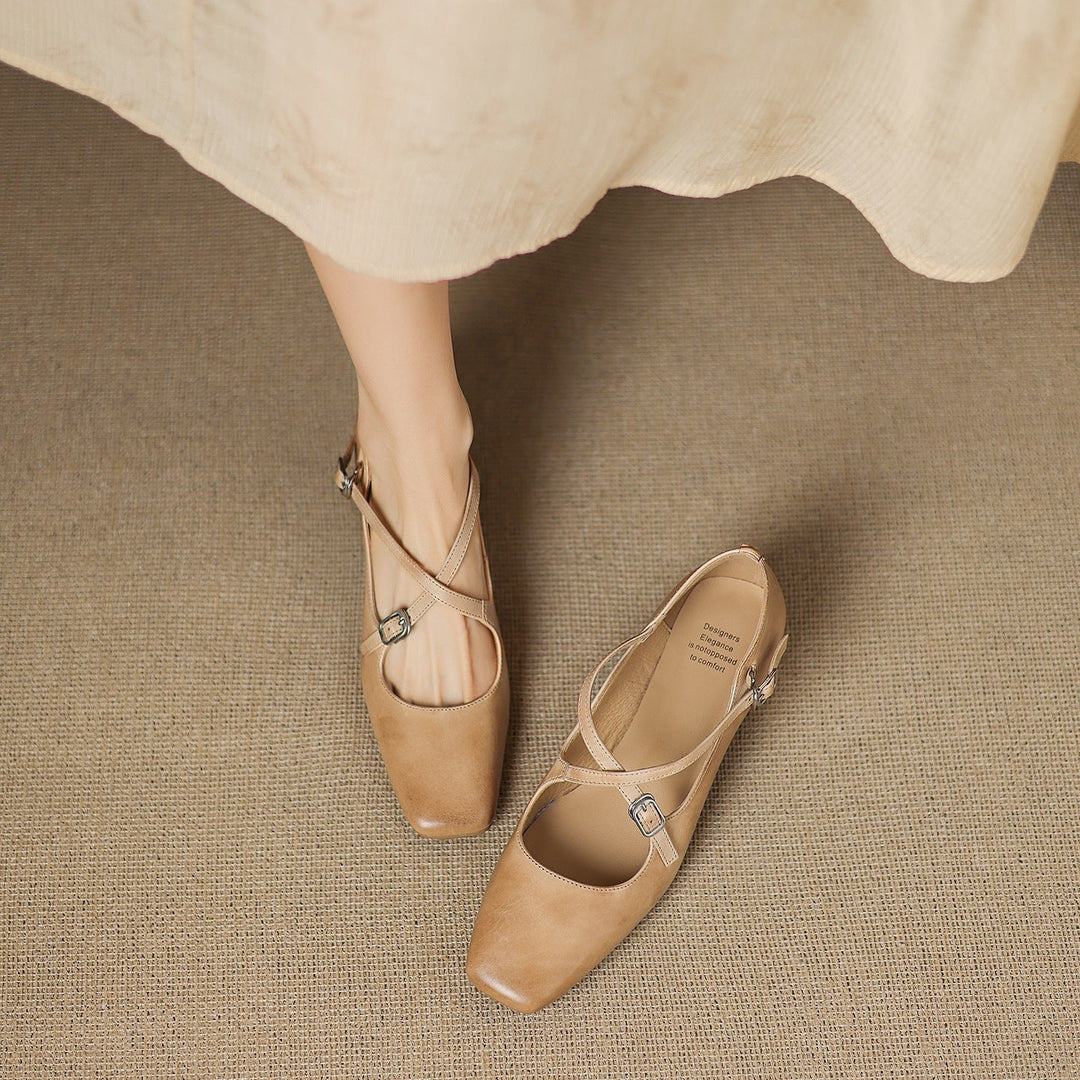 Ciora Genuine Leather Heels