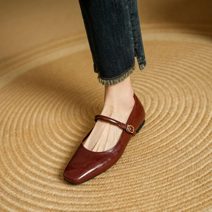 Islae Genuine Leather Flats