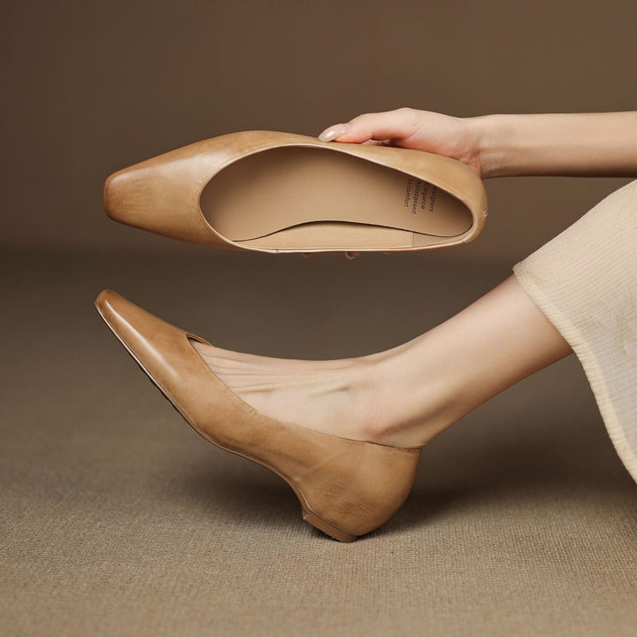 Oren Genuine Leather Flats