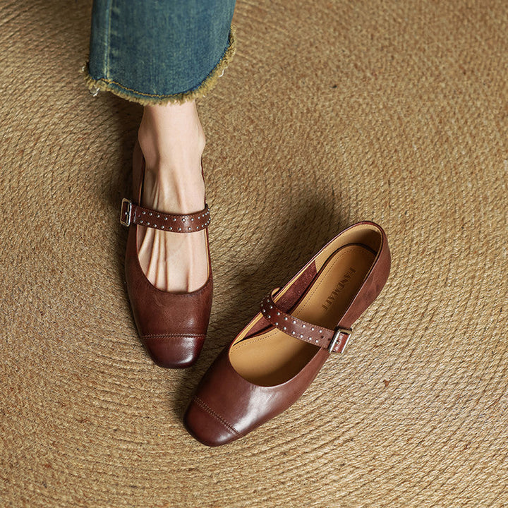 Elry Genuine Leather Shoes