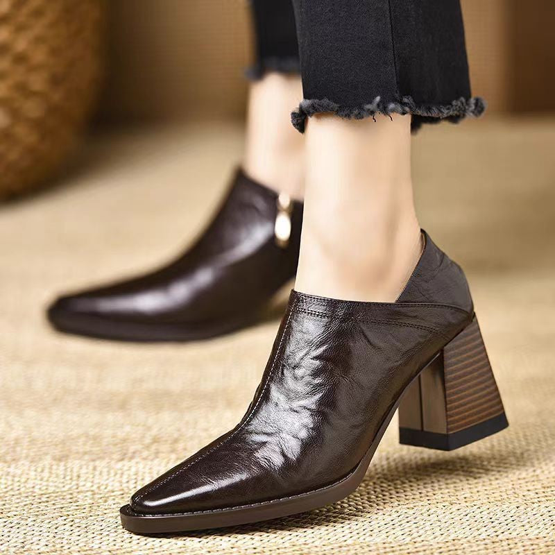 Carina Leather Heel