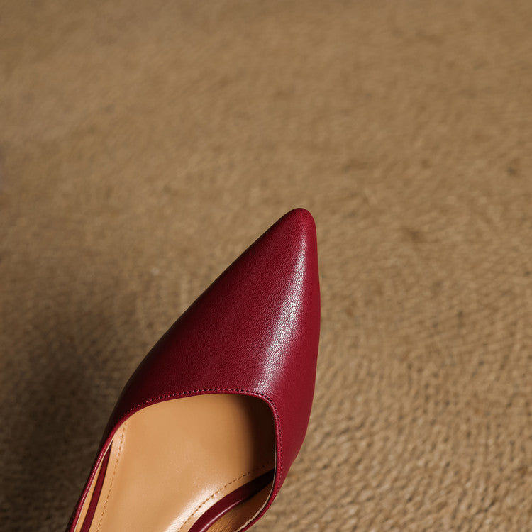 Nuva Genuine Leather Heels