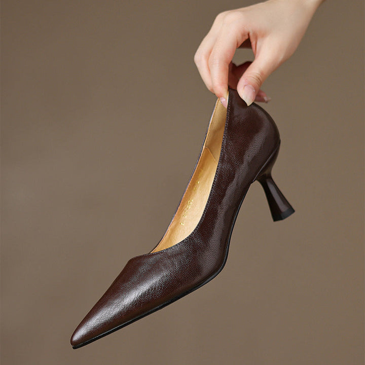 Elore Genuine Leather Heels