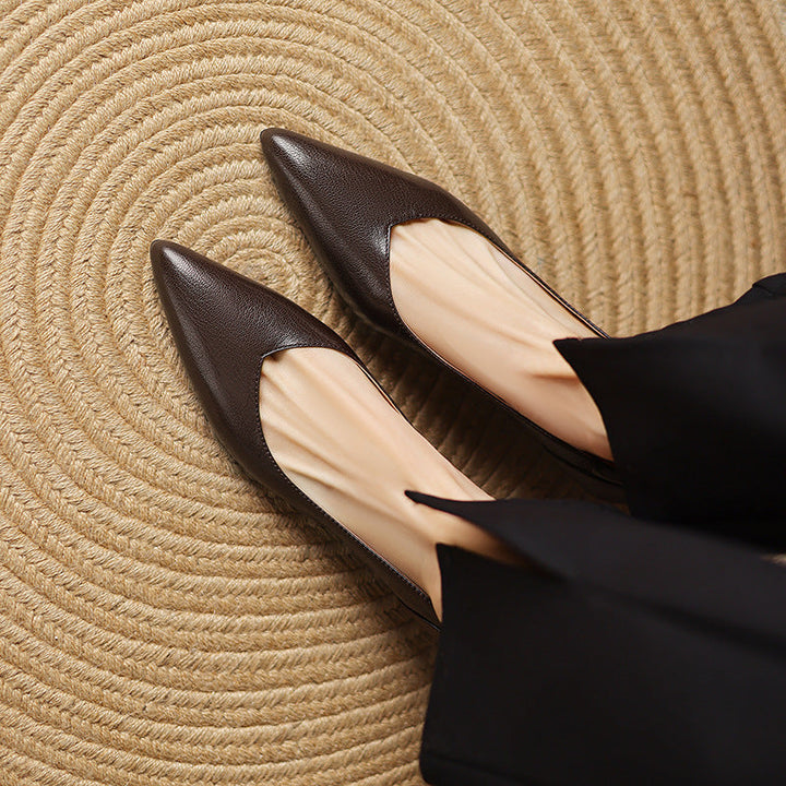 Nera Genuine Leather Heels