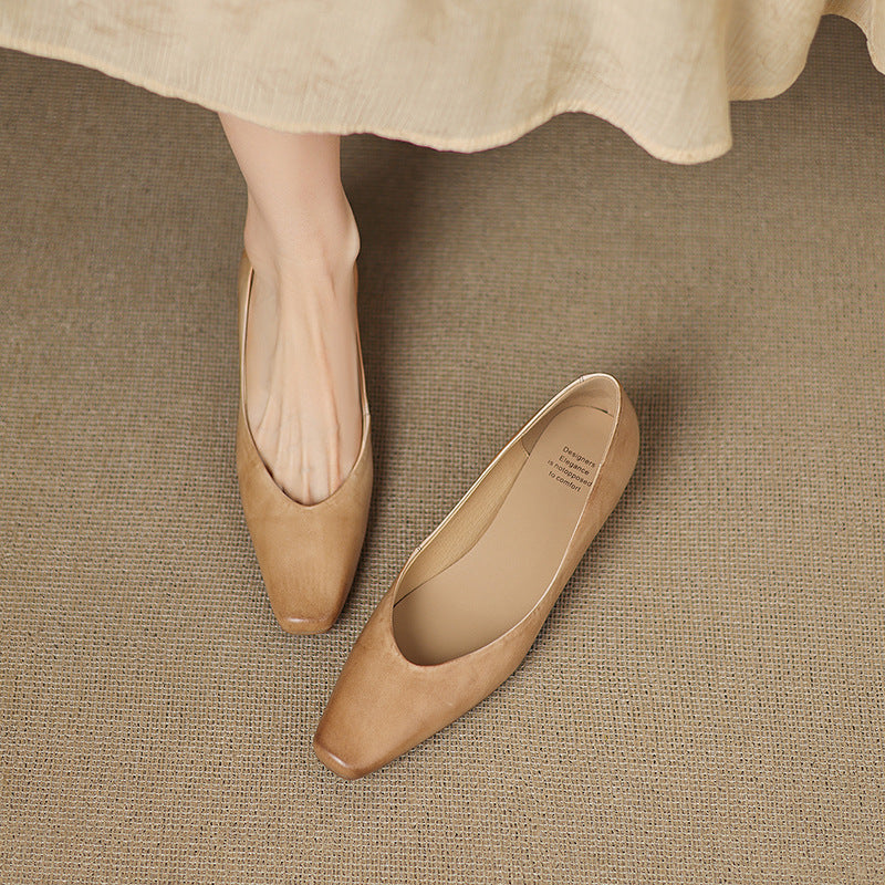 Oren Genuine Leather Flats